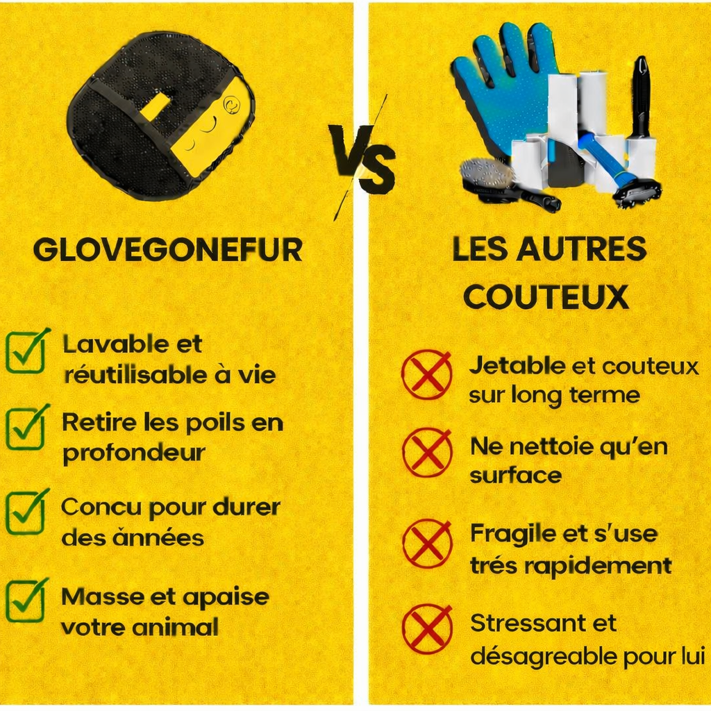 Gant Anti-Poils GloveGoneFur™